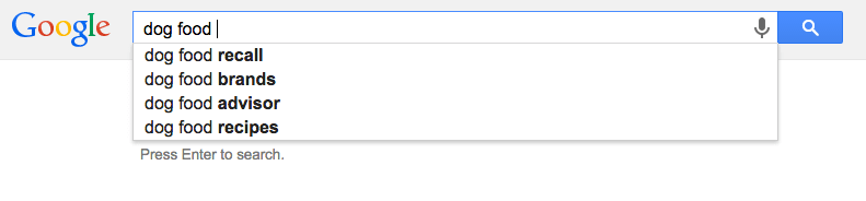 keyword research on google