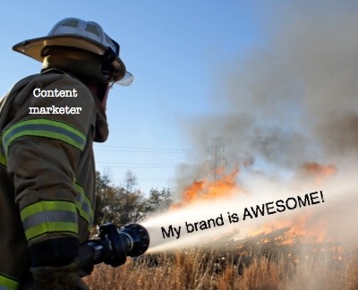 Don't be a brand firehose with your content marketing